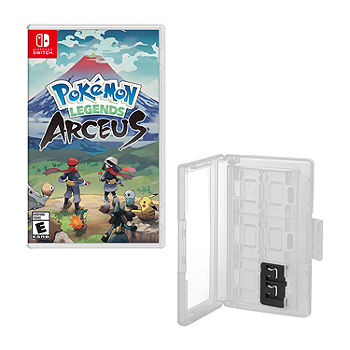 Pokemon Legends Arceus for Nintendo Switch With Hard Shell Game Caddy  975118048M, Color: White - JCPenney