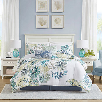 Harbor House Lorelai 6-pc. Tropical Midweight Comforter Set, Color: Green  Blue - JCPenney