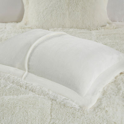 Intelligent Design Leena Shaggy Faux Fur Comforter Mini Set