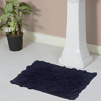 Home Weavers Inc Modesto Collection Gray Cotton 5 Piece Bath Rug Set, Grey