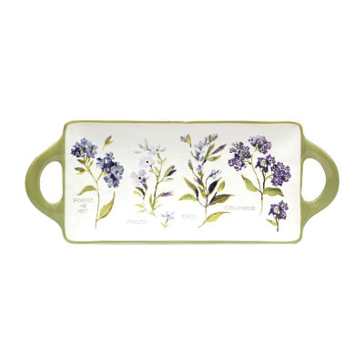 Certified International Fresh Herbs Serving Platter