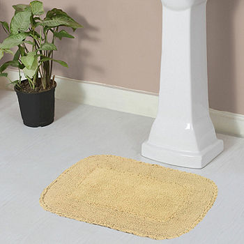 Home Weavers Inc Set of 4 Waterford Collection Yellow Cotton Tufted Bath Rug Set - Home Weavers