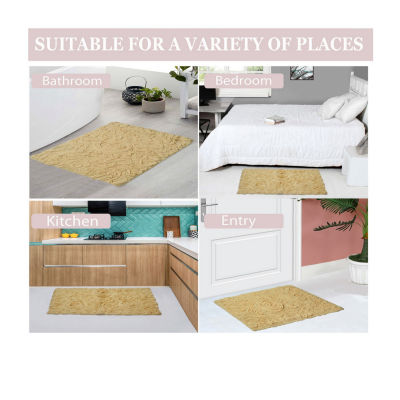 Home Weavers Inc Bellflower 5-pc. Quick Dry Bath Rug Set