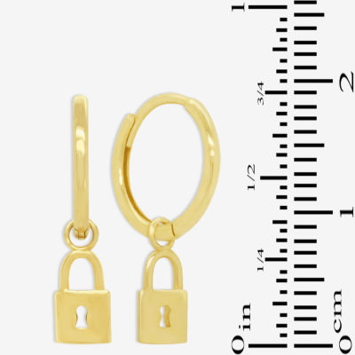14K Gold 12.7mm Hoop Earrings