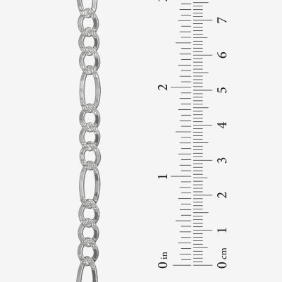 Made in Italy Mens Sterling Silver 24 Inch Link Necklace