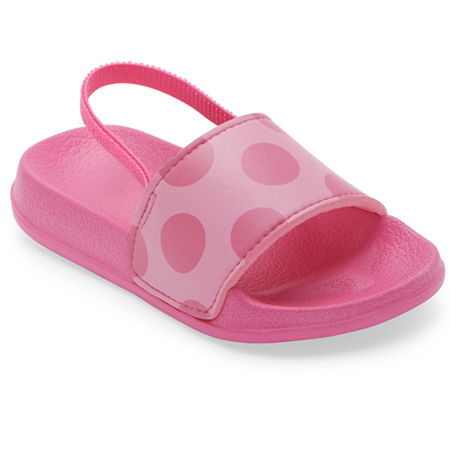  Slide Sandals - Okie Dokie Girls Slide Sandals Toddler