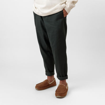 Deer Stags Spun Mens Moccasin Slippers