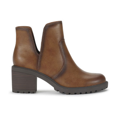 Frye and Co. Womens Amerie Stacked Heel Booties