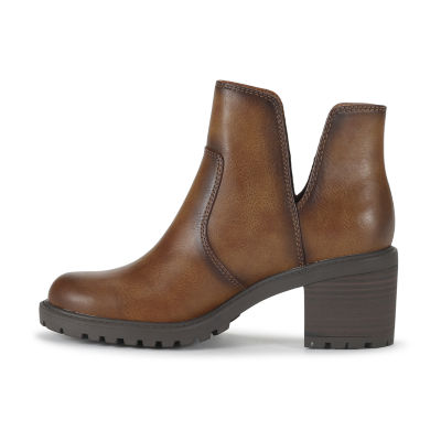 Frye and Co. Womens Amerie Stacked Heel Booties