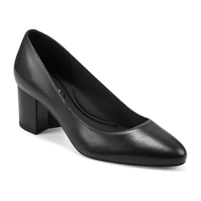 Easy Spirit Cosma Womens Round Closed Toe Block Heel Pumps
