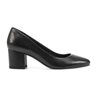 Easy Spirit Cosma Womens Round Closed Toe Block Heel Pumps