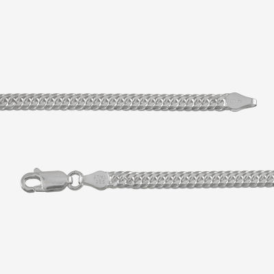 Made in Italy Unisex Adult Sterling Silver 20 Inch Curb Chain Necklace