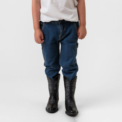 Deer Stags Little & Big Kid Unisex Ranch Block Heel Cowboy Boots