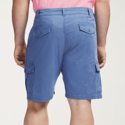 IZOD Saltwater Mens Big and Tall Stretch Fabric Cargo Short