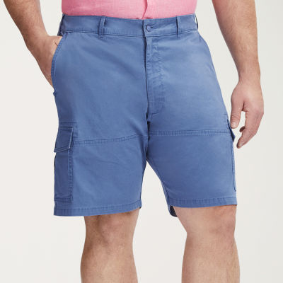 IZOD Saltwater 10 1/2" Mens Big and Tall Stretch Fabric Cargo Short