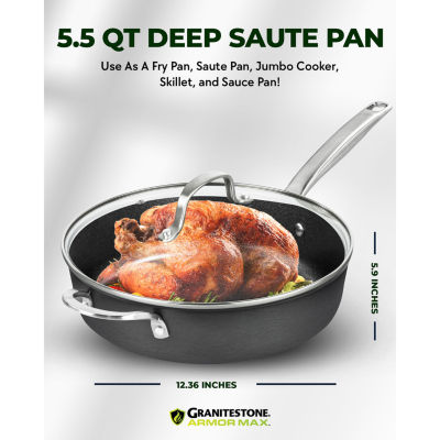 Granitestone Armor Max Jumbo 5.5" Frying Pan