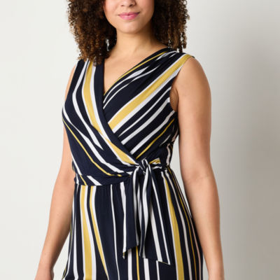 Connected Apparel Sleeveless Jumpsuit