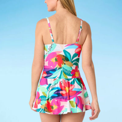 Liz Claiborne Womens One Piece Swimsuit