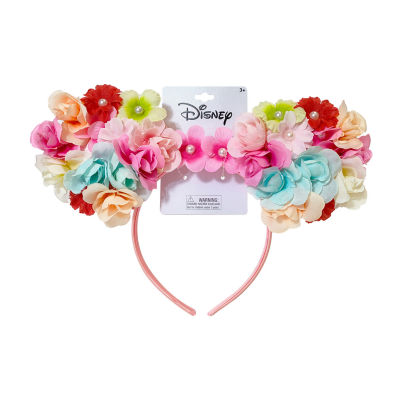 Disney Collection Girls Floral Minnie Mouse Ears Headband