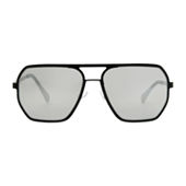 Panama Jack Mens Polarized Rectangular Sunglasses, Color: Black - JCPenney