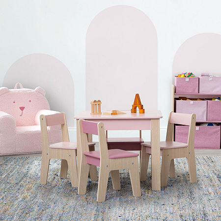 GAP Kids Table + Chairs, One Size, Pink