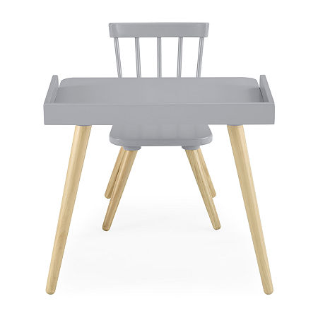 Essex Kids Table + Chairs, One Size, Gray