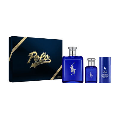 Ralph Lauren Polo Blue Eau De Toilette 3-Pc Gift Set ($190 Value)