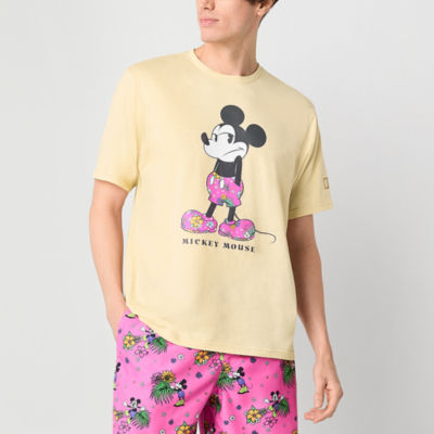 Neff Mens Short Sleeve Mickey Mouse Graphic T-Shirt