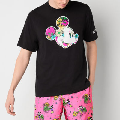 Neff Mens Short Sleeve Mickey Mouse Graphic T-Shirt