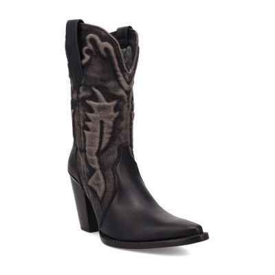 Dingo Womens Tipsy Block Heel Cowboy Boots