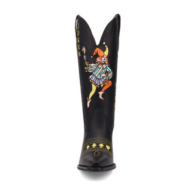 Dingo Womens Joker Block Heel Cowboy Boots
