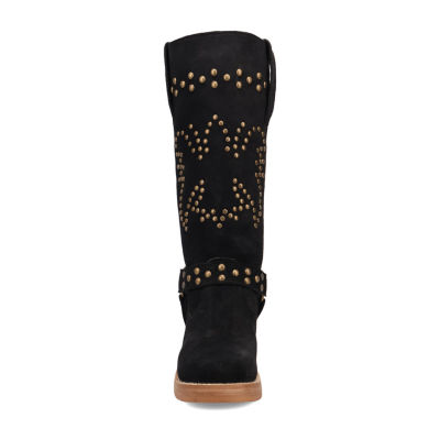 Dingo Womens Troubadour Block Heel Cowboy Boots