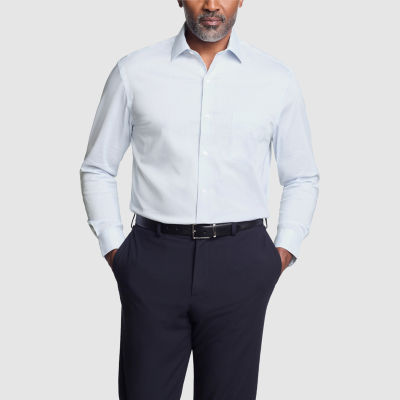 Van Heusen Camicia Uomo Maniche Lunghe Slim Fit - Tessuto Elasticizzato Antipiega, Lavabile In Lavatrice, Colore Classico