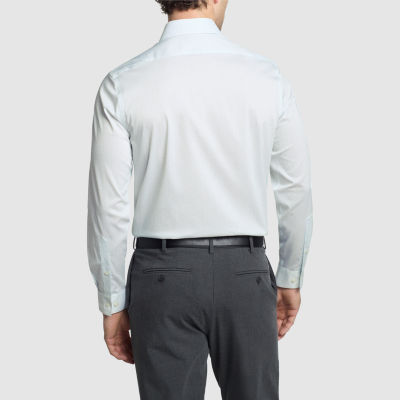Van Heusen Ultra Flex Mens Slim Fit Stretch Fabric Wrinkle Free Long Sleeve Dress Shirt