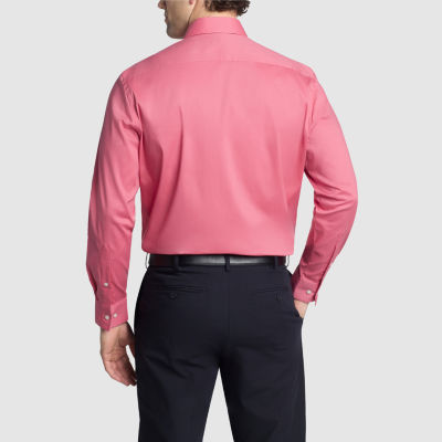Van Heusen Everyday Defense Stain Shield Mens Regular Fit Stretch Fabric Wrinkle Free Long Sleeve Dress Shirt
