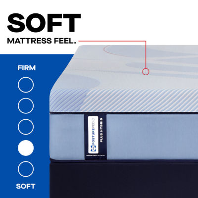 Sealy Posturepedic Ripley 13" Hybrid Plush Tight Top - Mattress + Box Spring