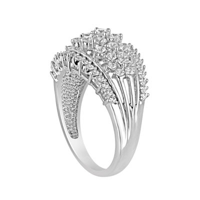 1 CT.T.W. Natural Diamond 14K White Gold Ring