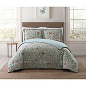 Madison Park Maia 8-Piece Navy Floral Cotton Queen Comforter Set MP10-7295  - The Home Depot