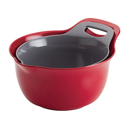 Rachael Ray Create Delicious 2-Qt. & 3-Qt. Mixing Bowl Set 2-pc. Prep Bowl, One Size, Red