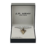 J.P. Army Men's Jewelry Arrow Head Stainless Steel 24 Inch Cable Pendant Necklace