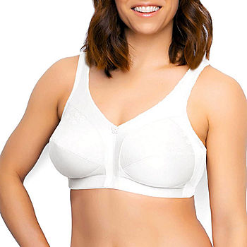Women's Satin & Lace Underwired Firm Control Plus Size Large Full Cup Bra  CDEFGH 