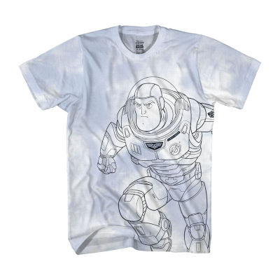 Disney Buzz Lightyear Little & Big Boys Crew Neck Toy Story Short Sleeve Graphic T-Shirt