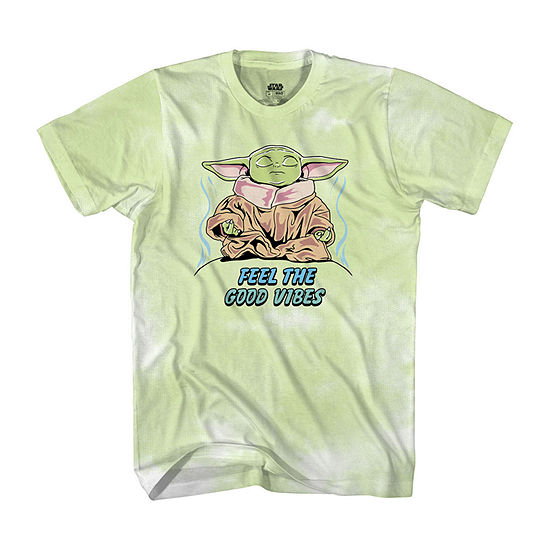 The Child Little & Big Boys Crew Neck Star Wars Short Sleeve Graphic T-Shirt