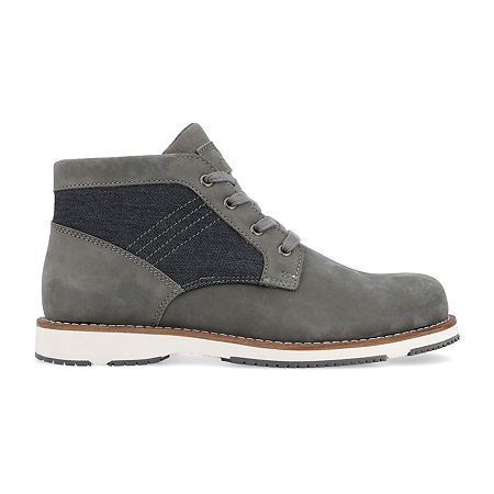 Territory Mens Redwoods Block Heel Chukka Boots, 10 Medium, Gray