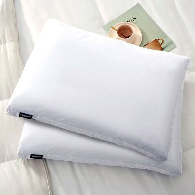 Beautyrest 2" Gusseted Down 2 Pack Medium Density Bed Pillow