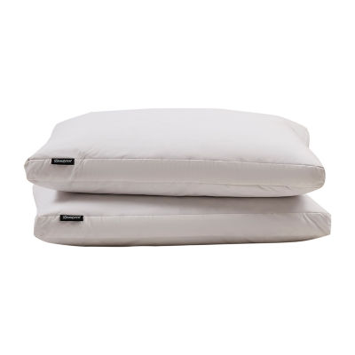 King Beautyrest 2 Inch Gusseted Feather Down Pillow - 2 Pack