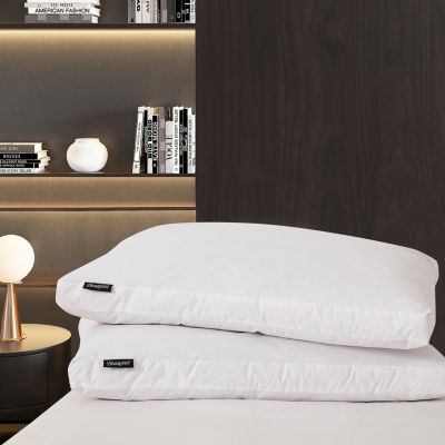 Beautyrest 2" Gusseted Down 2 Pack Medium Density Bed Pillow