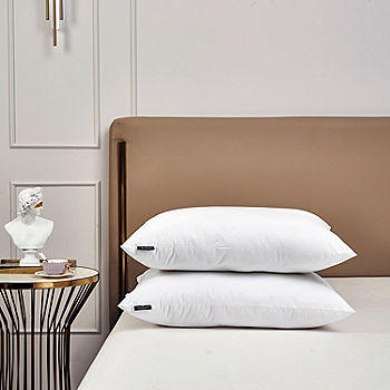 Home Collection 2 Pack Plush Down Alternative Gel Fiber Pillows King | Medium