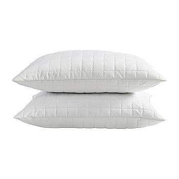 Molecule 2-Pack Gel Memory Foam Pillow Set, White, Standard