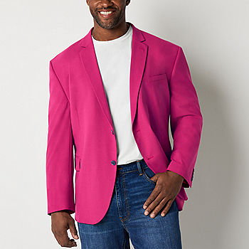 bouwen pellet Buiten adem JF J.Ferrar Mens Stretch Fabric Slim Fit Sport Coat, Color: Bright Pink -  JCPenney